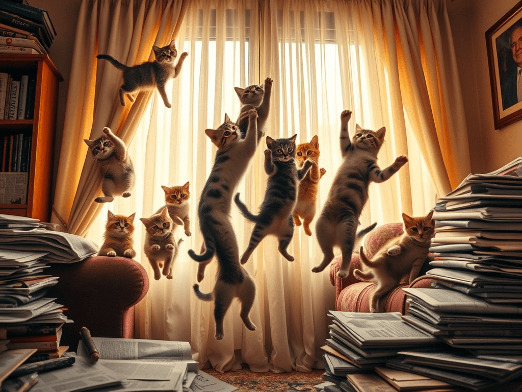 Cats Crash The Show While Politics Trips Over&nbsp;Itself