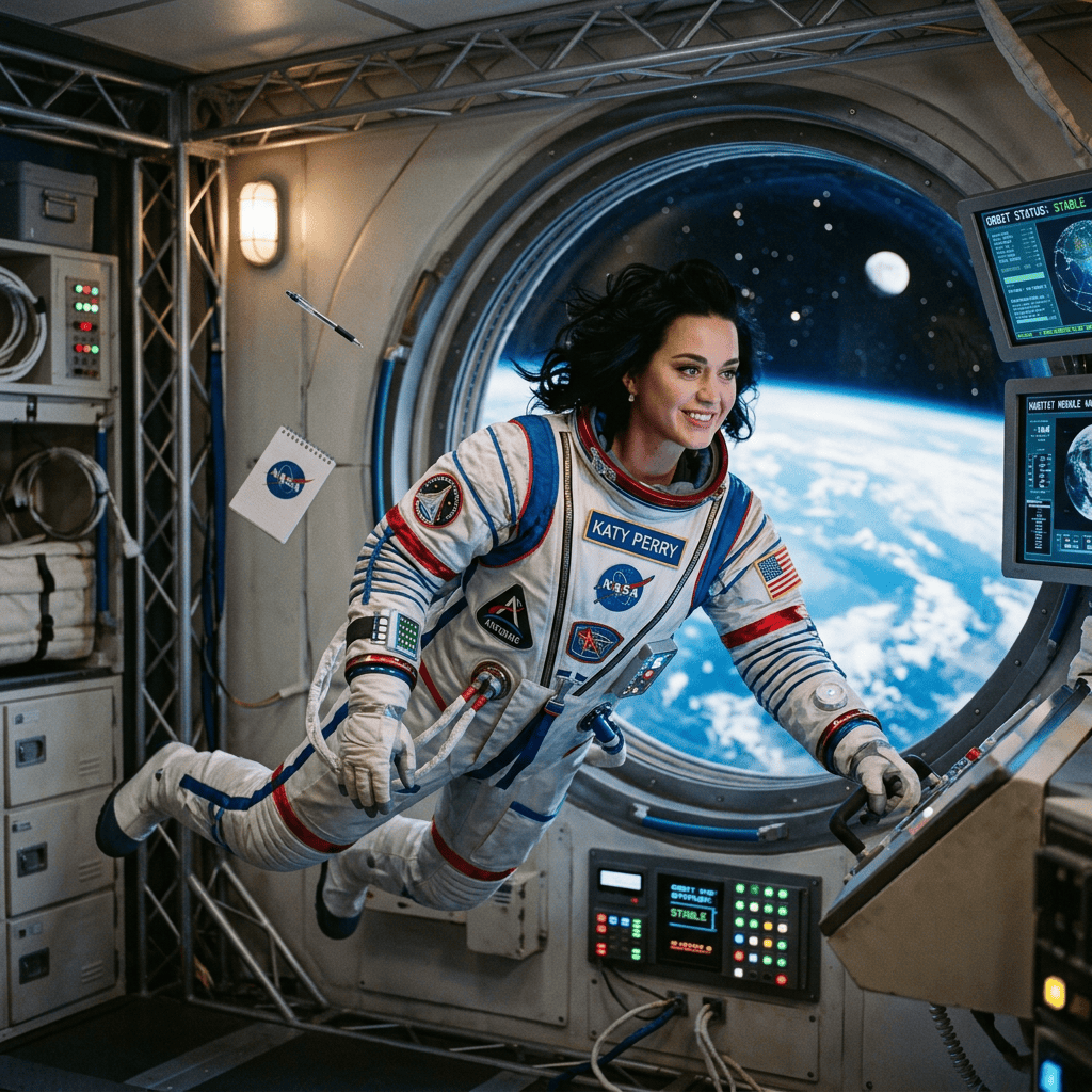 Katy Perry, three Minutes In Space does not Make you an Astronaut!!